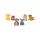  Disney animals squirting figures 7cm 1pc in various versions