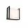 QUBO SQUARE OUTDOOR WALL 1 LIGHT DARK GREY