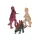  Plastic dinosaur, various types, 1 piece