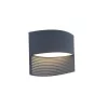 LOTUS OUTDOOR LED WALL DOWN 1 LIGHT DARK GREY