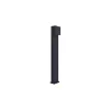 GEMINI XF OUTDOOR LED BOLLARD 1 LIGHT DARK GREY 4000K
