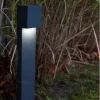 GEMINI XF OUTDOOR LED BOLLARD 1 LIGHT DARK GREY 4000K