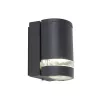 FOCUS ROUND  OUTDOOR   WALL  1 LIGHT GU10  DARK GREY