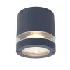 FOCUS ROUND  OUTDOOR   WALL  1 LIGHT GU10  DARK GREY