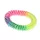  Spiral plastic bracelet, rainbow, O 5 cm