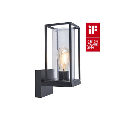 FLAIR OUTDOOR  E27  WALL  1 LIGHT BLACK