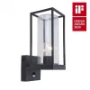 FLAIR OUTDOOR E27 WALL PIR 1 LIGHT BLACK