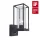 FLAIR OUTDOOR E27 WALL PIR 1 LIGHT BLACK