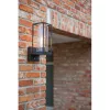 FLAIR OUTDOOR E27 WALL PIR 1 LIGHT BLACK