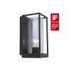 FLAIR OUTDOOR  E27  HALF WALL  1 LIGHT  BLACK