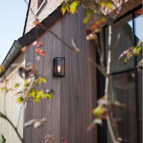 FLAIR OUTDOOR  E27  HALF WALL  1 LIGHT  BLACK