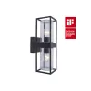 FLAIR OUTDOOR  E27  DOUBLE WALL  2 LIGHT BLACK