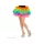  Tutu skirt - rainbow women's costume
