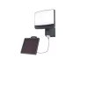 SUNSHINE SOLAR LED WALL 1 LIGHT PIR  DARK GREY  PLUS SOLAR PANEL