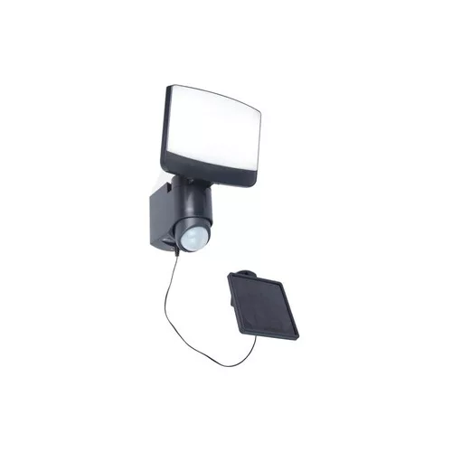 SUNSHINE SOLAR LED WALL 1 LIGHT PIR  DARK GREY  PLUS SOLAR PANEL