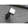 SUNSHINE SOLAR LED WALL 1 LIGHT PIR  DARK GREY  PLUS SOLAR PANEL