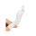  Stretch satin gloves, white