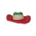  Straw hat - red-white-green