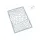  Makeup stencil, crocodile