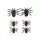  2-piece spider set in 3 colors 1 pc