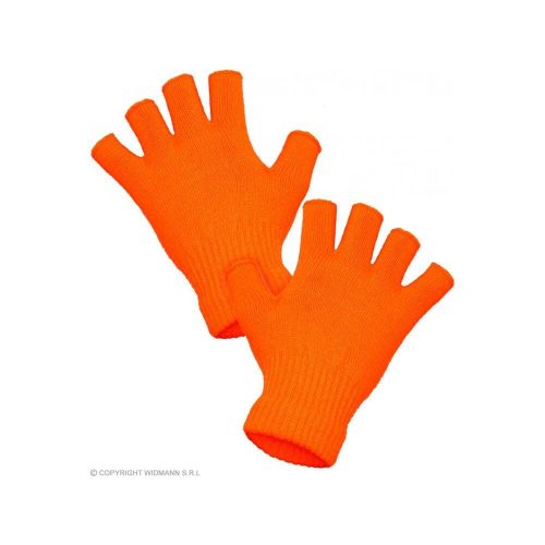  Neon orange gloves