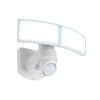 ARC OUTDOOR LED WALL PIR 2 LIGHT WHITE