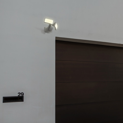 ARC OUTDOOR LED WALL PIR 2 LIGHT WHITE