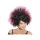  Punk/Rock party wig, black-pink