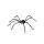  Giant spider decoration, with movable legs, color-changing light-up eyes, 153 cm