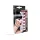  12 pieces of self-adhesive artificial nails - Silver with bloody pattern