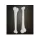  Artificial bone, 2 pieces, 23 cm