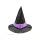  Witch hat with purple strap and buckle