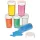  Glitter powder, 6 colors, 20 g, 6 pcs, pastel - playbox
