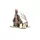  Stop & Look: Christmas paper house with tower and light 17x12x14cm