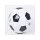  Inflatable synthetic leather soccer ball black and white 23cm - Uninflated