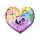  My Little Pony: Velour heart-shaped decorative pillow 40x40cm