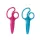  Plastic safety scissors in various versions 13cm