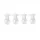 WHITE OUTDOOR STRING LIGHT WITH BULBS 2700K 20PCS/G45 IP65 13M