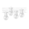 WHITE OUTDOOR STRING LIGHT WITH BULBS 2700K 20PCS/G45 IP65 13M