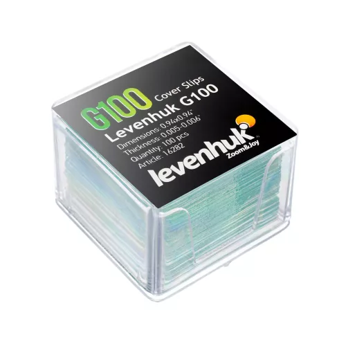 Levenhuk G100 Coverslips (100 pieces)