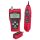 Ermenrich NetGeeks NP30 network cable tester, red