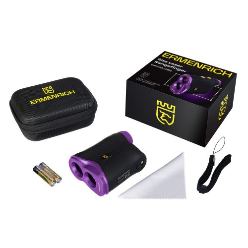 Ermenrich LR900 laser distance meter for construction, purple