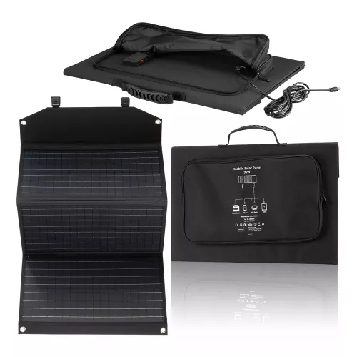 Bresser 90 Watt mobile solar charger with USB