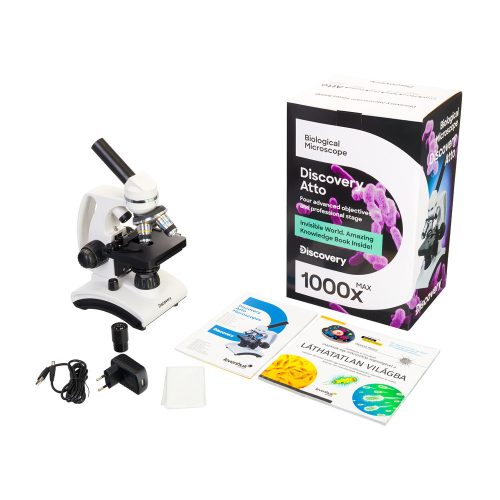 (HU) Levenhuk Discovery Atto Polar Microscope and Book