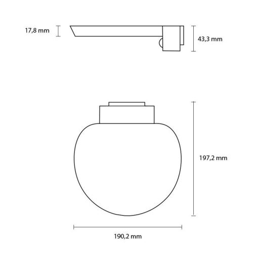 Asalite LED Solar Outdoor Lamp IP54 6W CCT (600 lumen) Round + Sensor
