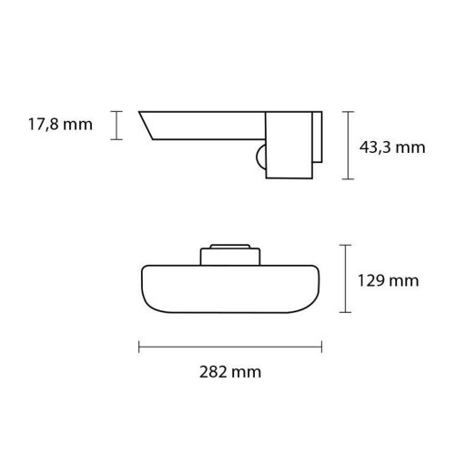 Asalite LED Solar Outdoor Lamp IP54 6W CCT (600 lumen) Oval + Sensor