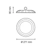 Asalite Premium LED Hall Light 100W 4500K (15000 lumens)