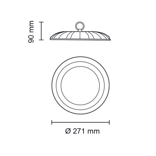 Asalite Premium LED Hall Light 100W 4500K (15000 lumens)