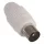  Mountable straight coaxial plug