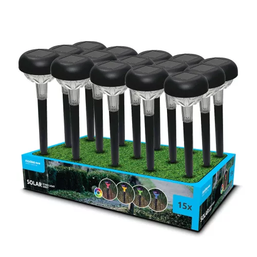 Modee Lighting LED Solar Rechargeable Hanging Lamp GS027 (30cm) (15 pcs/display)